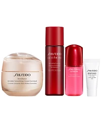 Shiseido 4-Piece Benefiance Hydrating & Smoothing Cream Set