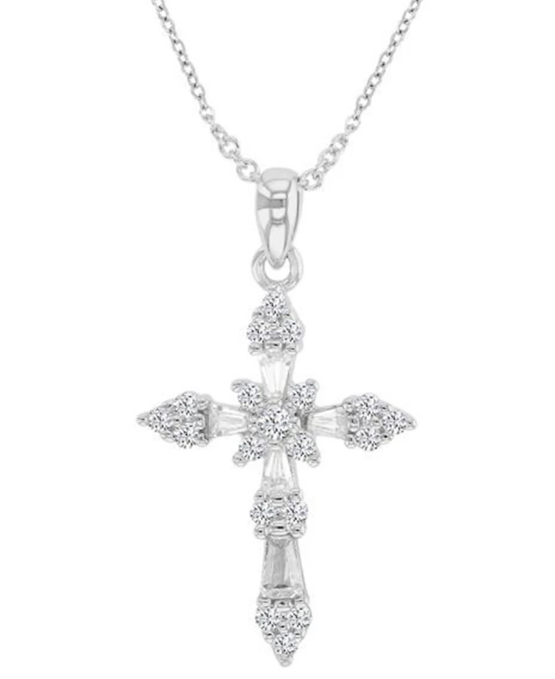 Macy's Mixed Shape Cross Necklace