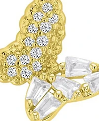 Macy's 14k Gold-Plated Shape Butterfly Earrings