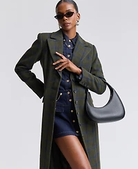 Avec Les Filles Women's Spread Collar Button-Front Coat