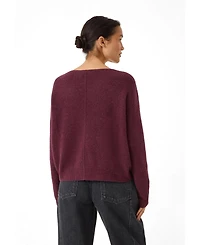 Hush Women's Bryony Slash Neck Ribbed Jumper