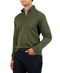 TailorByrd Men's French Rib Quarter Zip