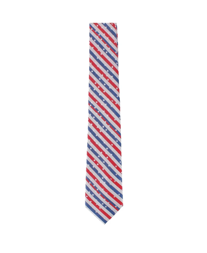 Trafalgar Men's Stars of Valor Silk Novelty Necktie