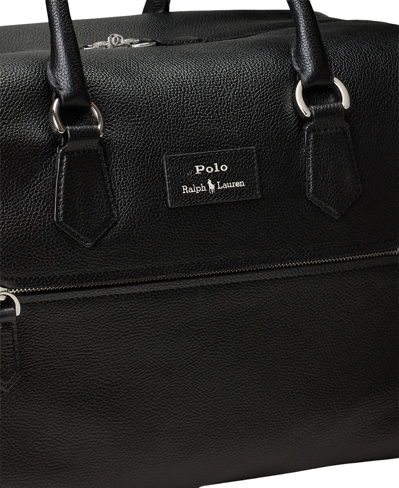 Polo Ralph Lauren Men's Pebbled Leather Duffel