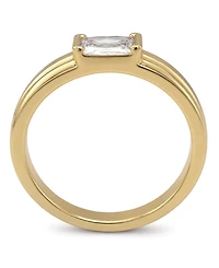And Now This Cubic Zirconia Band Ring