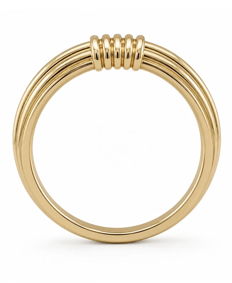 And Now This Gold Textured Statement Ring