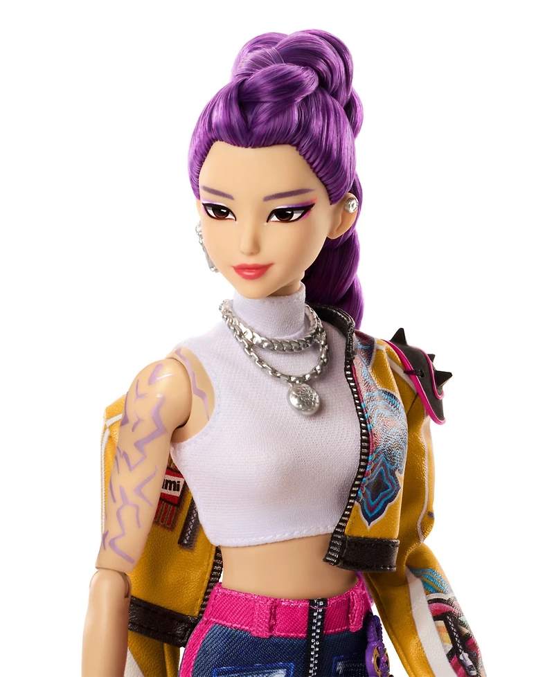 Kpop Demon Hunters Huntr/X "How It's Done" Rumi 11" Collectible Fashion Doll With Weapon Accessory, Ages 6+