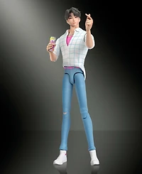 Kpop Demon Hunters Jinu 6.7-inch Action Figure with 18-Point Articulation and Interchangeable Hands and Faces, Ages 4+