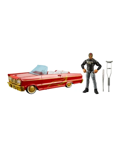 Wwe Rey Mysterio Main Event Lucha Low Rider Hydraulics Action Vehicle Set, Ages 6+