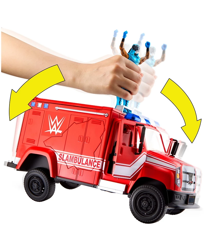 Wwe Slambulance 14-Piece Breakaway Playset, Ages 6+