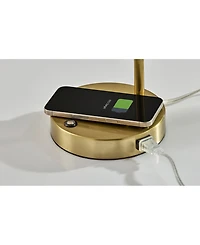 Adesso 24" Metal Dax Led Wireless Charging Desk Lamp