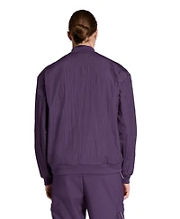 Adidas Men's Dark Purple Mercedes-amg Petronas F1 Team Premium Woven Full-Zip Bomber Jacket