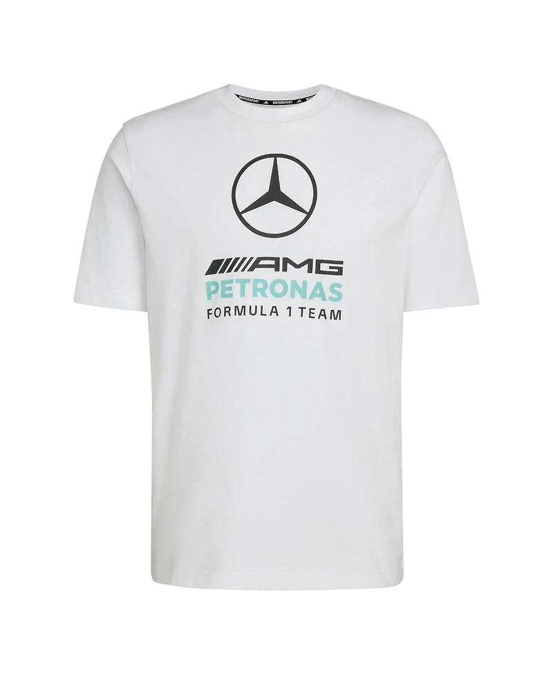 Adidas Men's White Mercedes-amg Petronas F1 Team 2026 Alpha Skin Graphic T-Shirt