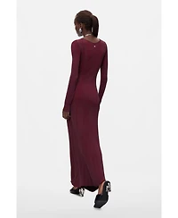Desigual Women's Long-Sleeve Fitted Ribbed-Knit Sweater Dress