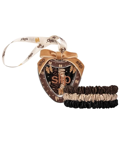 Slip 3-Piece Pure Silk Skinny Scrunchie Trio Set