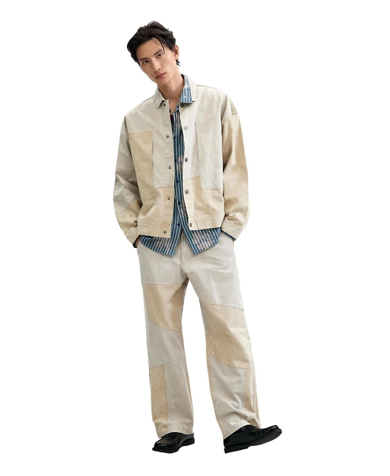 Desigual Men's Gradient patchwork jacket