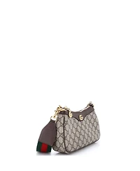 Pre-Owned Gucci Small Ophidia Charm Shoulder Bag Gg Coated Canvas