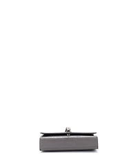 Pre-Owned Saint Laurent Medium Classic Monogram Tassel Crossbody Bag Embossed Leather
