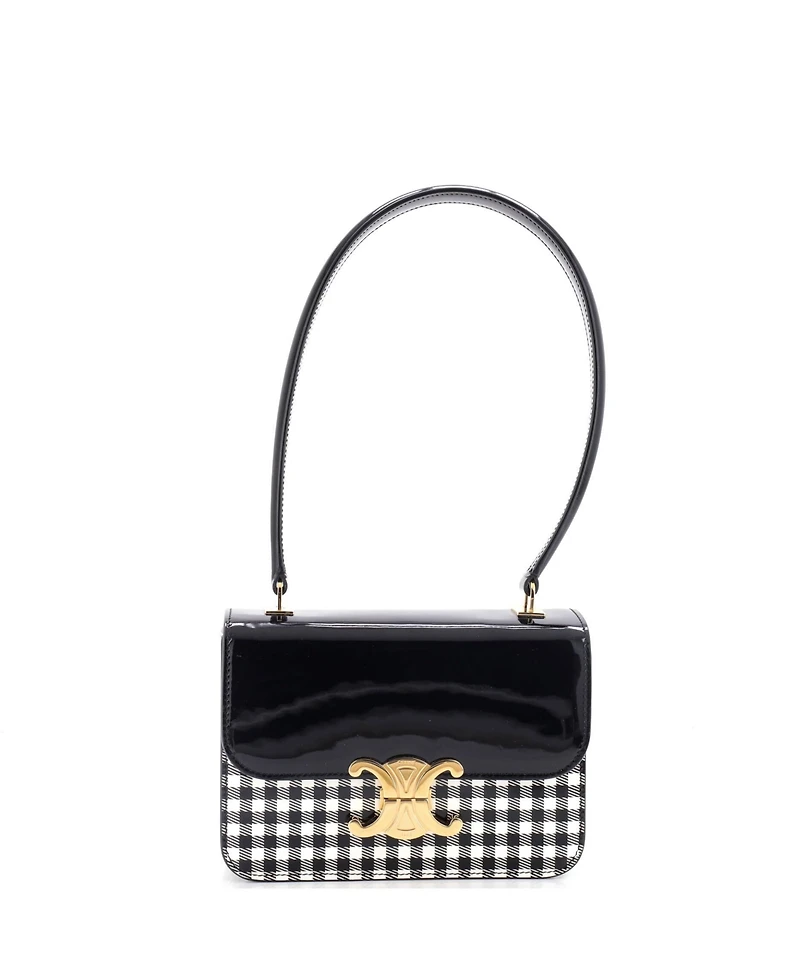 Pre-Owned Celine Teen Garance Bag Printed Patent