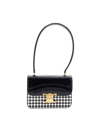 Pre-Owned Celine Teen Garance Bag Printed Patent