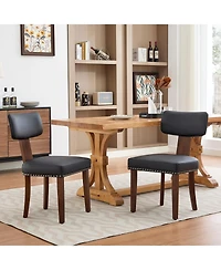 homfan Set of 2 Modern Dining Chairs
