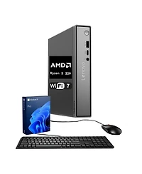 Lenovo ThinkCentre neo 55q Gen 6 Business Desktop, Amd Ryzen 5 220, 32GB DDR5, 2TB Ssd, Windows 11 Pro, Wired Keyboard and Mouse