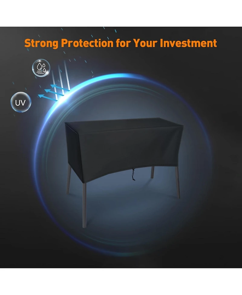 Piscifun Heavy Duty Water Resistant Patio Cover Adjustable Drawstring Outdoor Protection