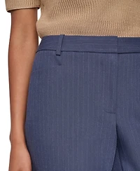Dkny Women's Modern F Pinstripe Straight-Leg Trousers