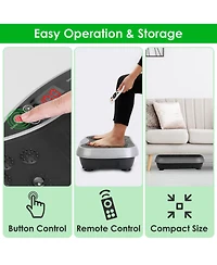 Sevorley Whole Body Vibration Plate Exercise Machine with Remote, 120 Speed Levels and Resistance Bands