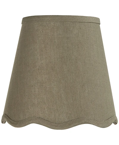Springcrest Mylie Scallop Empire Lamp Shade 4x6x5.5 (Clip-On)