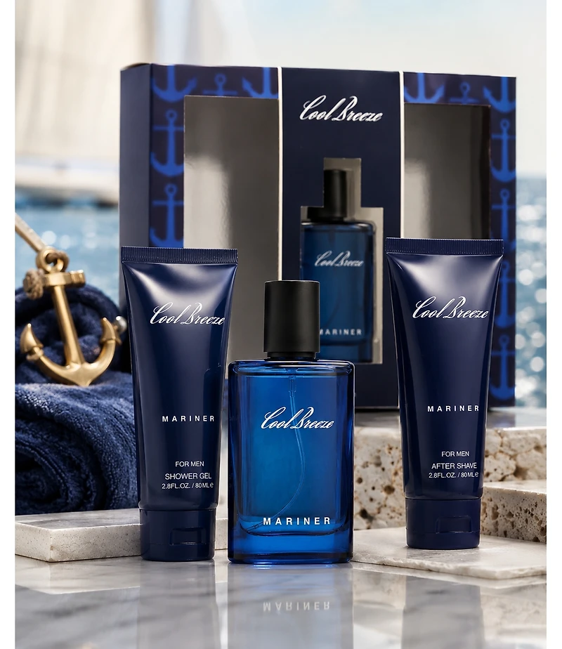 Lovery Cool Breeze Mens Beauty Spa Bath and Body Selfcare Gift Set