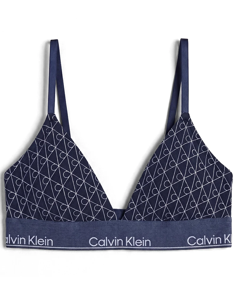 Calvin Klein Regular Icon Cotton-Modal-Blend Limited Edition Triangle Bra, QF9157
