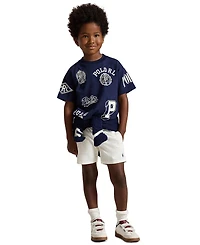 Polo Ralph Lauren Boys' 2T-7 Big Fit Cotton Graphic T-Shirt