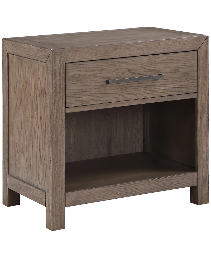 Adler 28" Plywood 1-Drawer Nightstand, Macy's Exclusive