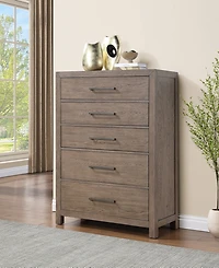 Adler 55" Plywood 5-Drawer Chest, Macy's Exclusive