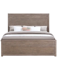 Adler King Plywood Modern Bed, Macy's Exclusive