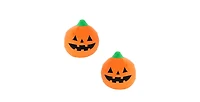 Mighty Ball Small Pumpkin 2 Pack , Durable Squeaky Dog Toy