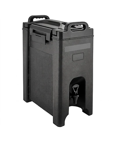 Sugift 2-Pack 5 Gal 19L Insulated Hot and Cold Beverage Dispenser with Spigot and Handle
