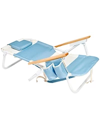 SUNNYLiFE Deluxe Beach Chair: La Mer Med Block
