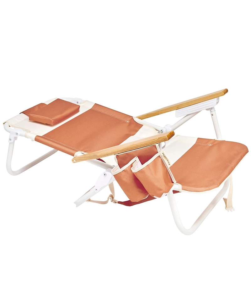 SUNNYLiFE Deluxe Beach Chair: Tierra Clay Block