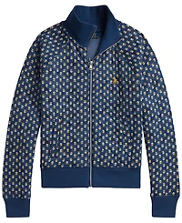 Polo Ralph Lauren Girls' 7-16 Floral Quilted Double-Knit Jacket
