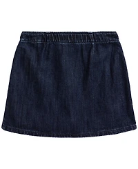 Polo Ralph Lauren Girls' 2T-6X Denim Wrap Skirt