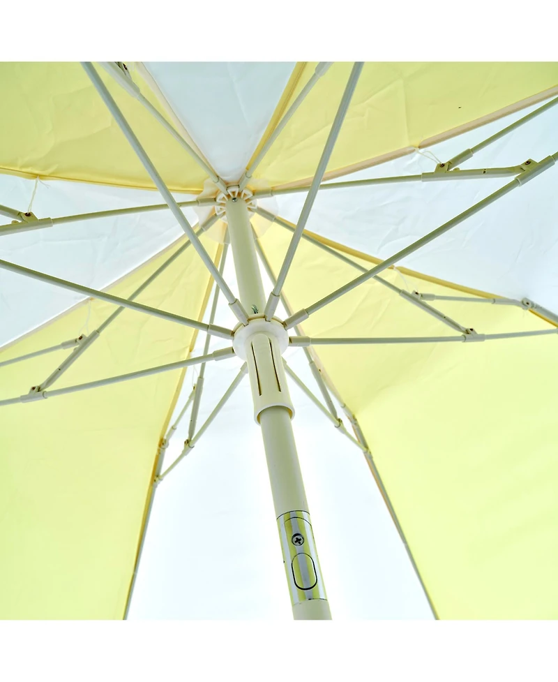 SUNNYLiFE Compact Beach Umbrella: La Mer Limon