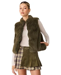 Steve Madden Women's Brady Reversible Puffer Vest