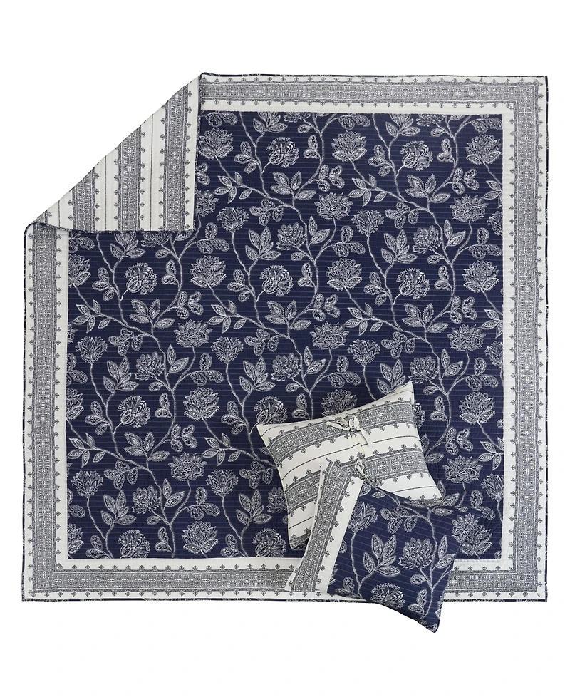 Levtex Home Sonoire Reversible 3-Piece Quilt Set, King/California King