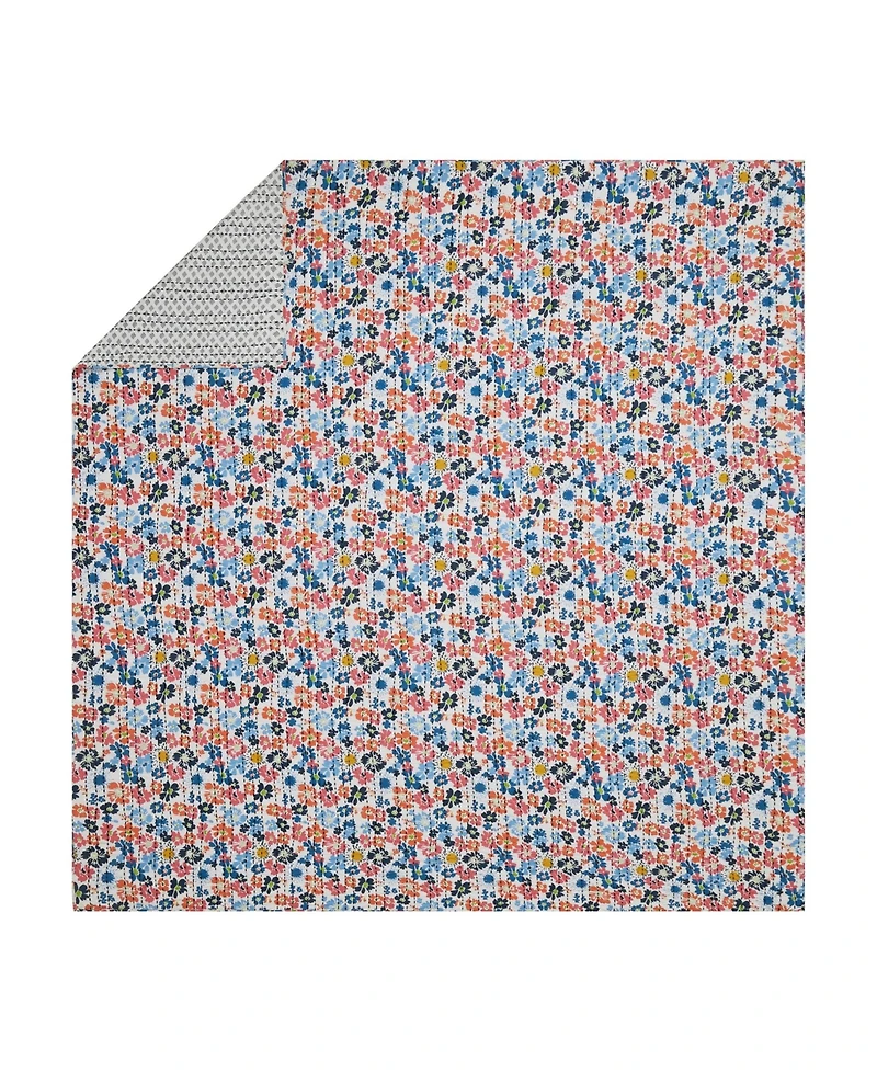Modern Heirloom Blossom Reversible 2-Piece Quilt Set, Twin/Twin Xl