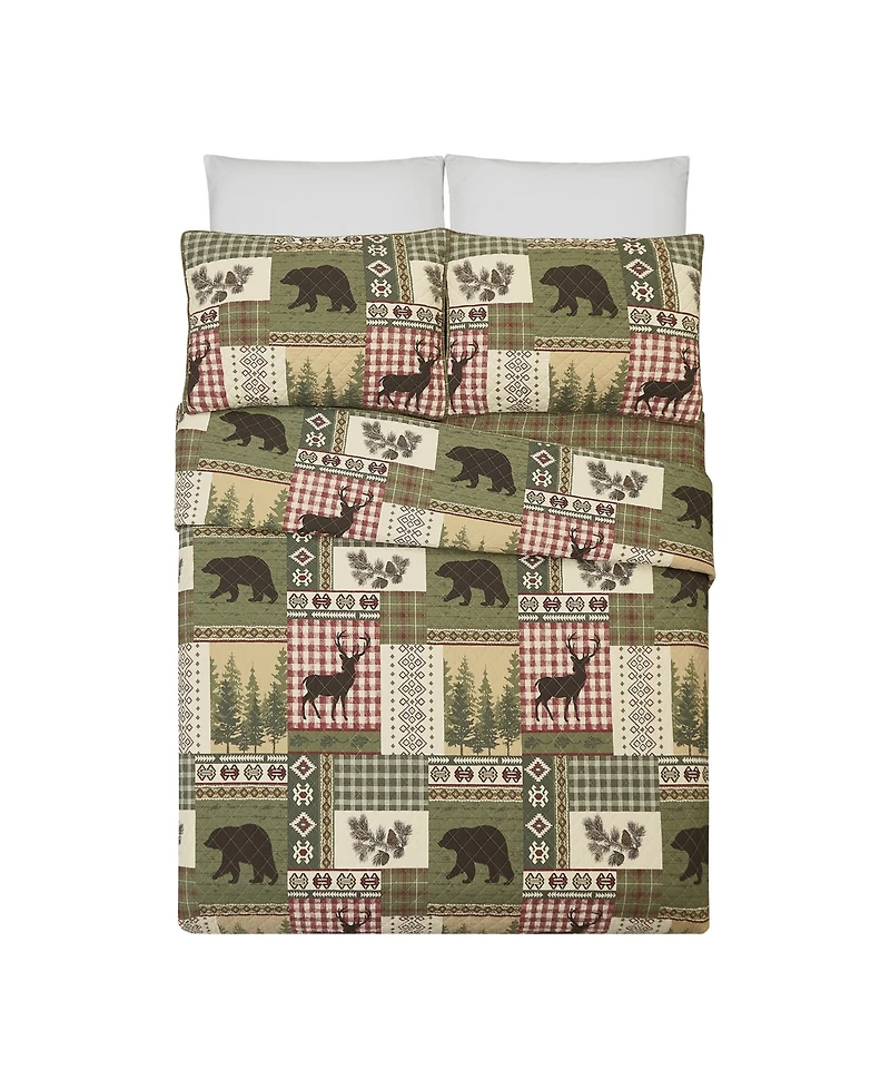 Modern Heirloom Dorset Reversible 3-Piece Quilt Set