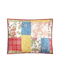 Modern Heirloom Farmhouse Florals Reversible -Piece Quilt Set