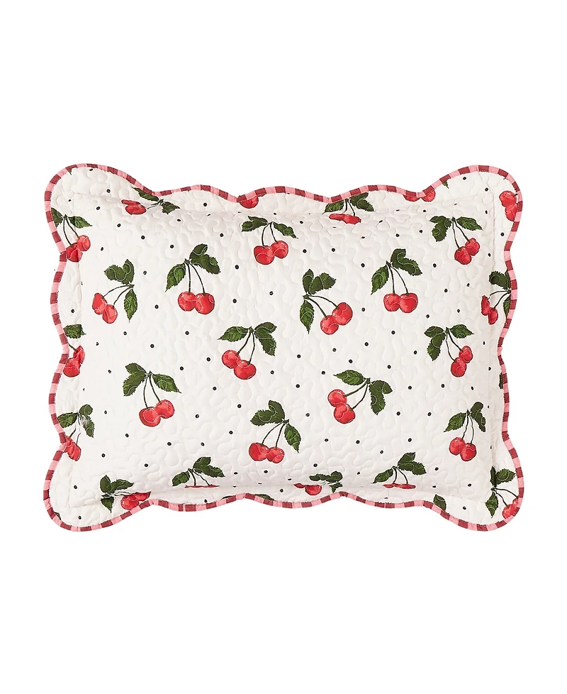 Modern Heirloom Cherry Reversible 2-Piece Quilt Set, Twin/Twin Xl