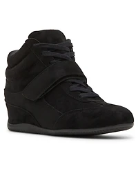 Madden Girl Women's Bowiee Lace-Up Wedge Sneakers
